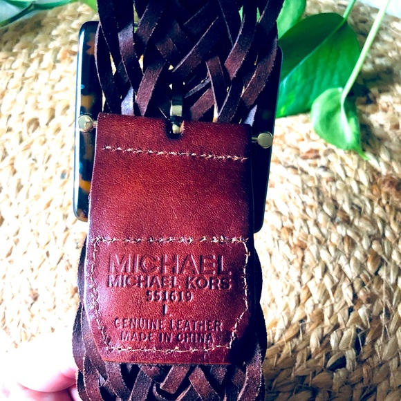 Michael Kors Woven Belt - Picture 4 of 7